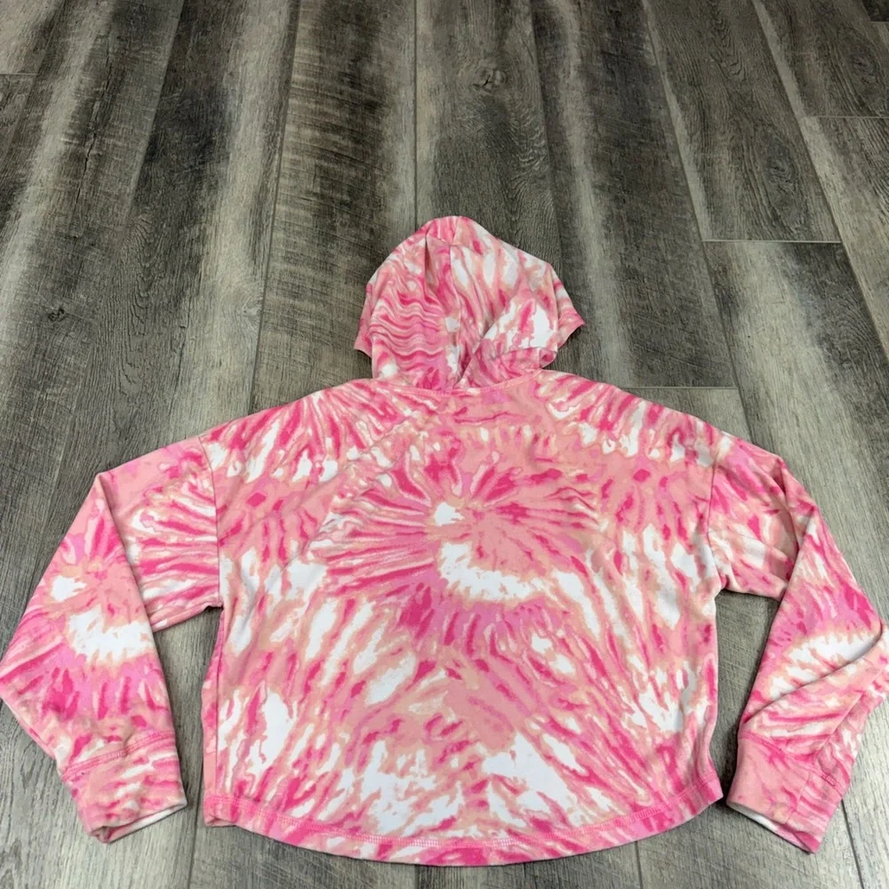 Justice Girls Pink Tie Dye‎ Hoodie
